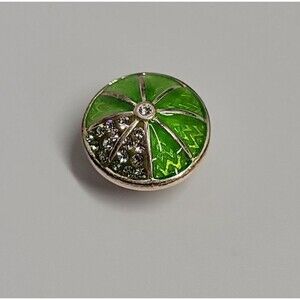 Kameleon Jewelpop Sterling 925 Slice of Life Swarovski Lime KJP672‎